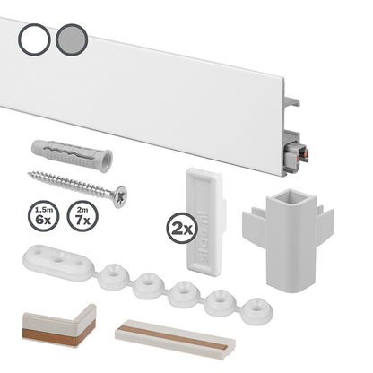 STAS multirail max + installatiekit is eenvoudig te installeren en aan te passen aan uw wensen.